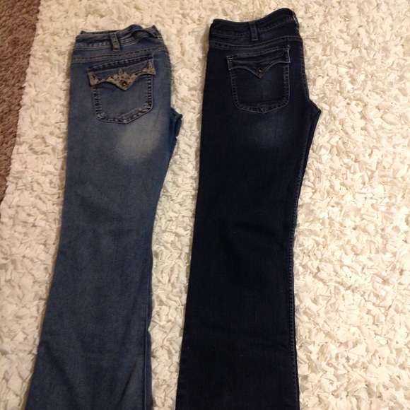 2Pairs of SILVER PIONEER BOOTCUT JEANS - Picture 2 of 2